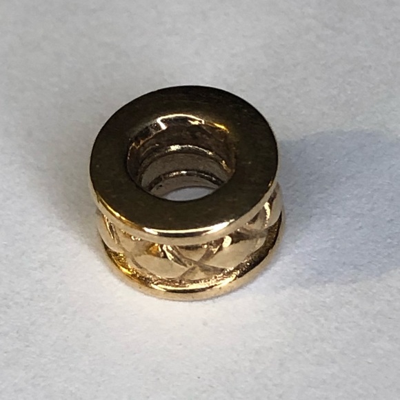 Pandora Solid 14k Criss Cross Charm G585 Ale - Picture 5 of 6